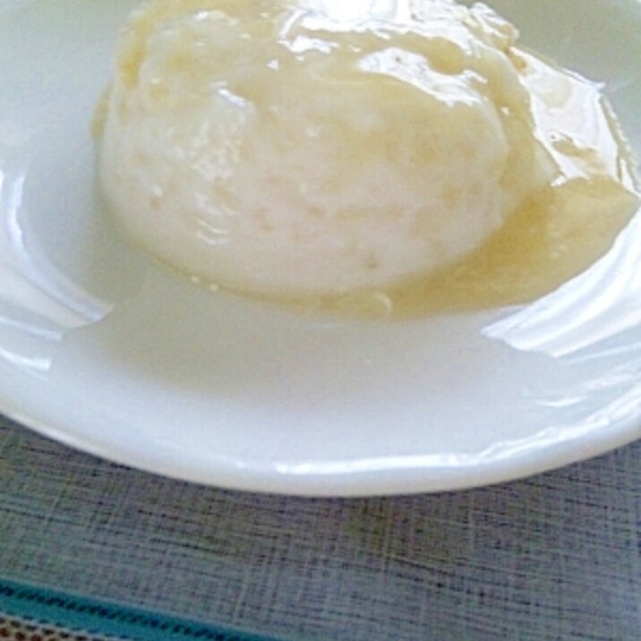 ヨーグルトとごはんで作る　rice pudding